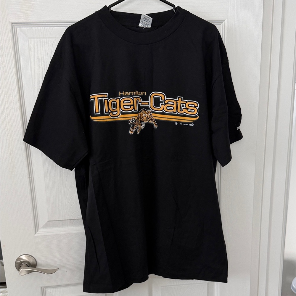 Puma x Hamilton Tiger Cats Black Single-Stitch T-Shirt
